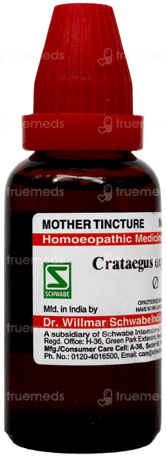 Dr Willmar Schwabe Crataegus Oxyacantha Q Mother Tincture 30Ml
